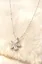 Silver Floral Pendant Necklace