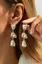 Golden Chic Abstract Statement Earrings