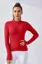 Red Solid Fitted Sports Jacket