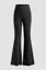 Black Mid Rise Bootcut Trousers