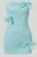 Light Blue Rhinestone Mini Dress