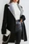 Black Lapel Collar Trench Coat