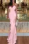 Light Pink Ruffled Mermaid Dress