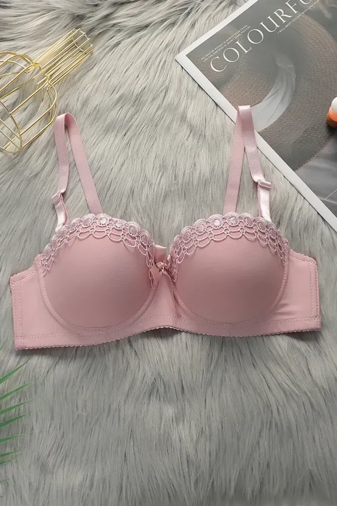Light Pink Sweetheart Padded Bra - Image 1