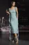 Light Green Ruffled Midi Dress