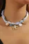 Light Blue Statement Scarf Necklace