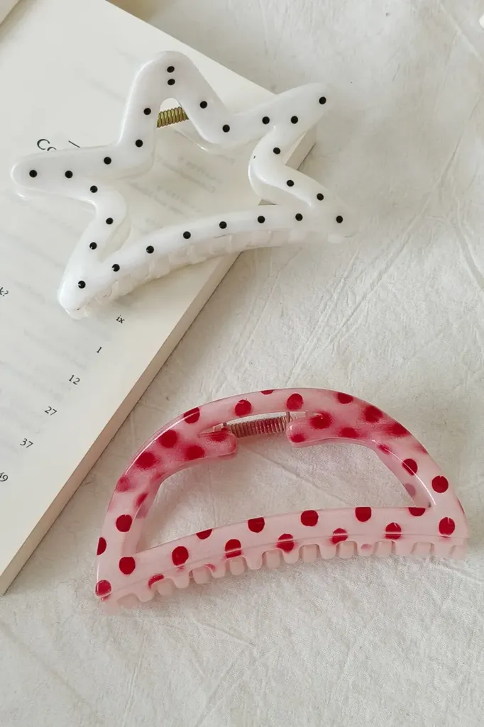 Multicolour Starry Set Of 2 Hair Clips - Image 1
