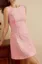 Light Pink Boat Neck Mini Dress