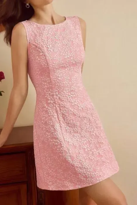 knee length dresses for ladies Mirelle Light Pink Boat-Neck Maxi Dress With Cape-Sleeve – Club L London