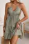 Light Green Halter Neck Mini Dress