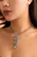 Silver Heart Elegant Statement Necklace