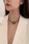 Black Statement Heart Pendant Necklace
