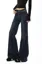 Dark Blue Mid Rise Bootcut Jeans