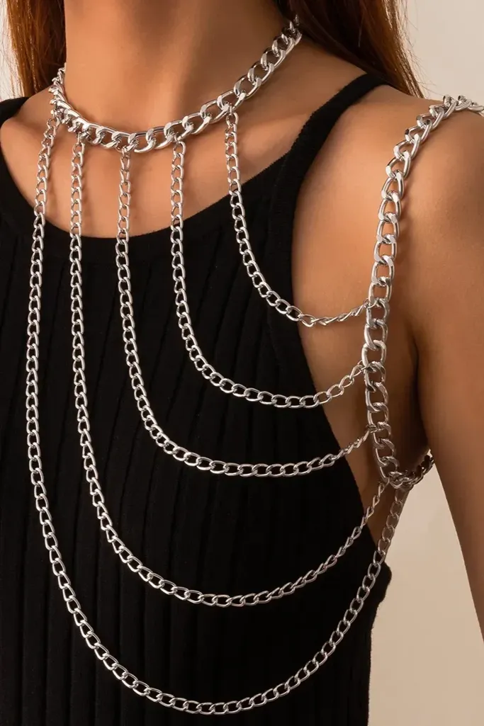 Silver Chic Shoulder Chain - Image 1