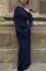Navy Blue One-Shoulder Maxi Dress