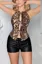 Brown Leopard Print Sequined Top
