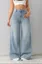 Light Blue Wide Leg High Rise Jeans