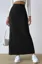 Black High Rise Maxi Skirt