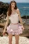 Light Pink Tiered Ruffle Mini Skirt