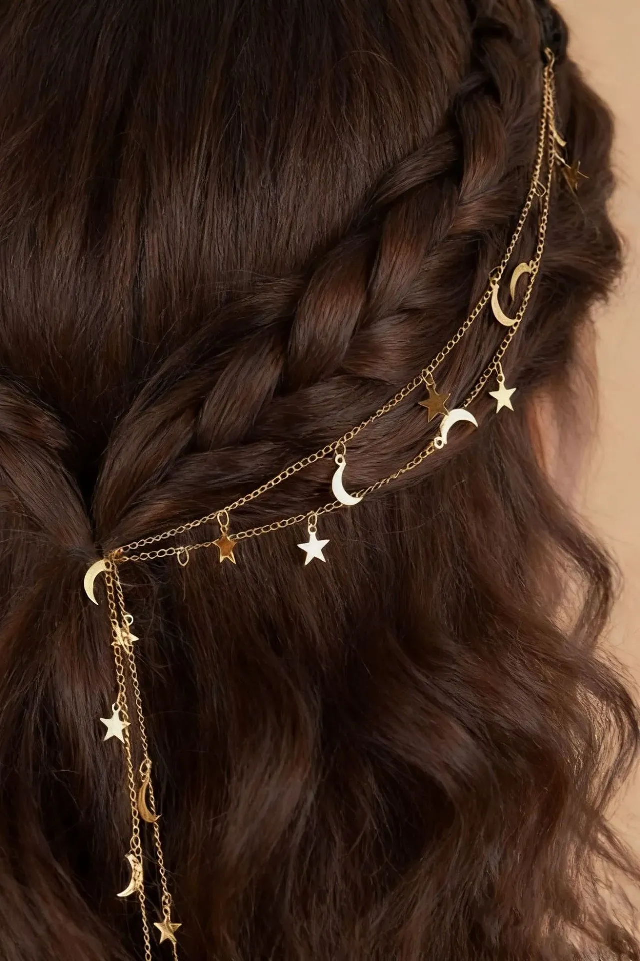 Golden Elegant Hair Chain - NEWME