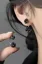 Black Crystal Drop Earrings
