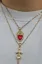 Golden Layered Pendant Necklace