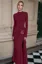 Wine Ruched Draped Maxi Dress