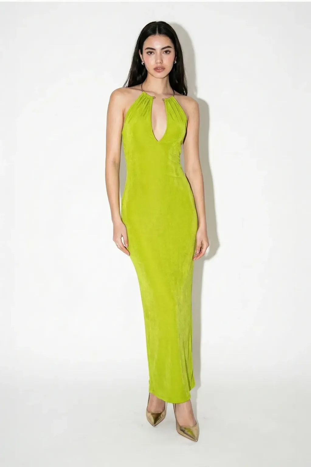 neon green midi dress Lime Neon Dress, Women Midi Dress, Pleated Dress, 1950's Dress, Plus Size  Clothing, A Line Dress, Summer Circle Dress, Fit and Flare Dress
