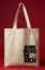 White Typography Tote Bag