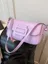 Lavender Solid Buckle Baguette