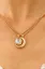 Golden Moon Dainty Necklace