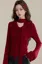 Red Choker Ruffled Top