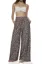 Brown Leopard Print Mid Rise Pants