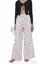 Pink Paw Print Mid Rise Pants