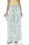 Blue Graphic Printed Mid Rise Pants