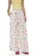 Peach Graphic Printed Mid Rise Pants