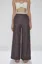 Brown Polka Dot Lace Insert Pants
