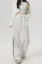 Light Grey Mid Rise Striped Pants