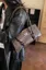 Dark Brown Solid Pu Satchel Bag