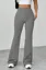 White High Rise Houndstooth Bootcut Pants