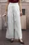 White Mid Rise Pleated Trousers