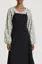Black Floral Peter Pan Collar Midi Dress