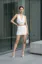 White Solid Halter Neck Co-Ord Set