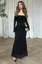 Black Lace Off Shoulder Maxi Dress