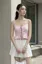 Light Pink Solid Tie-Up Top