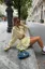 Light Yellow Striped Co-Ord Set