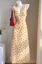 Yellow Floral V-Neck Maxi Dress