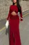 Red Cut Out Bodycon Maxi Dress