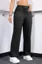 Black Mid-Rise Drawstring Jeans