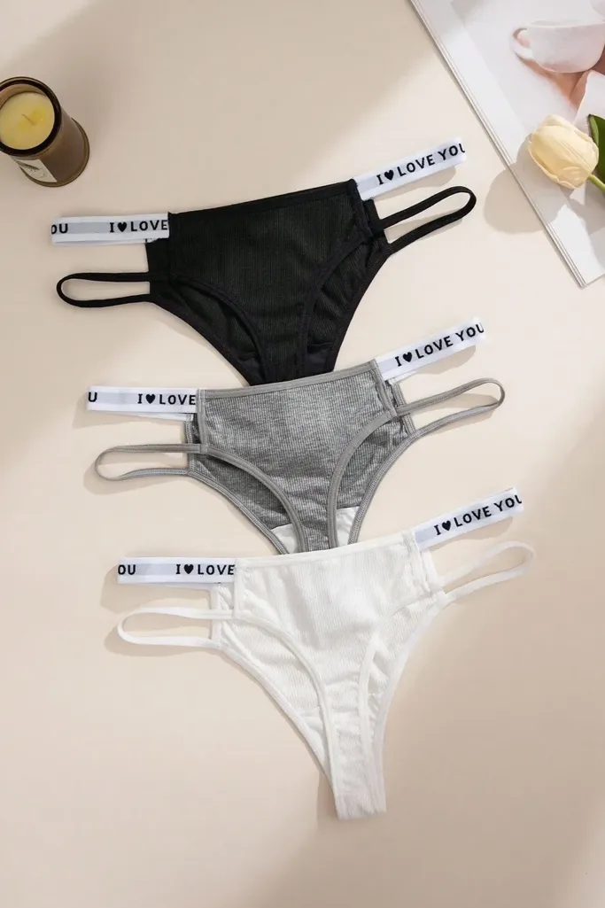 Multicolour Set Of 3 Panties - Image 1